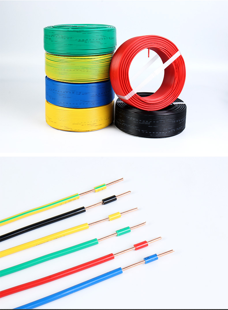 Single Core PVC Insulated Electrical Wire Cable 1.5mm 2.5mm 4mm 10mm 16mm BV BVR THHN