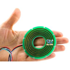 Quality 2 Circuits Flat Pancake Slip Ring Large Dielectric Strength wholesale