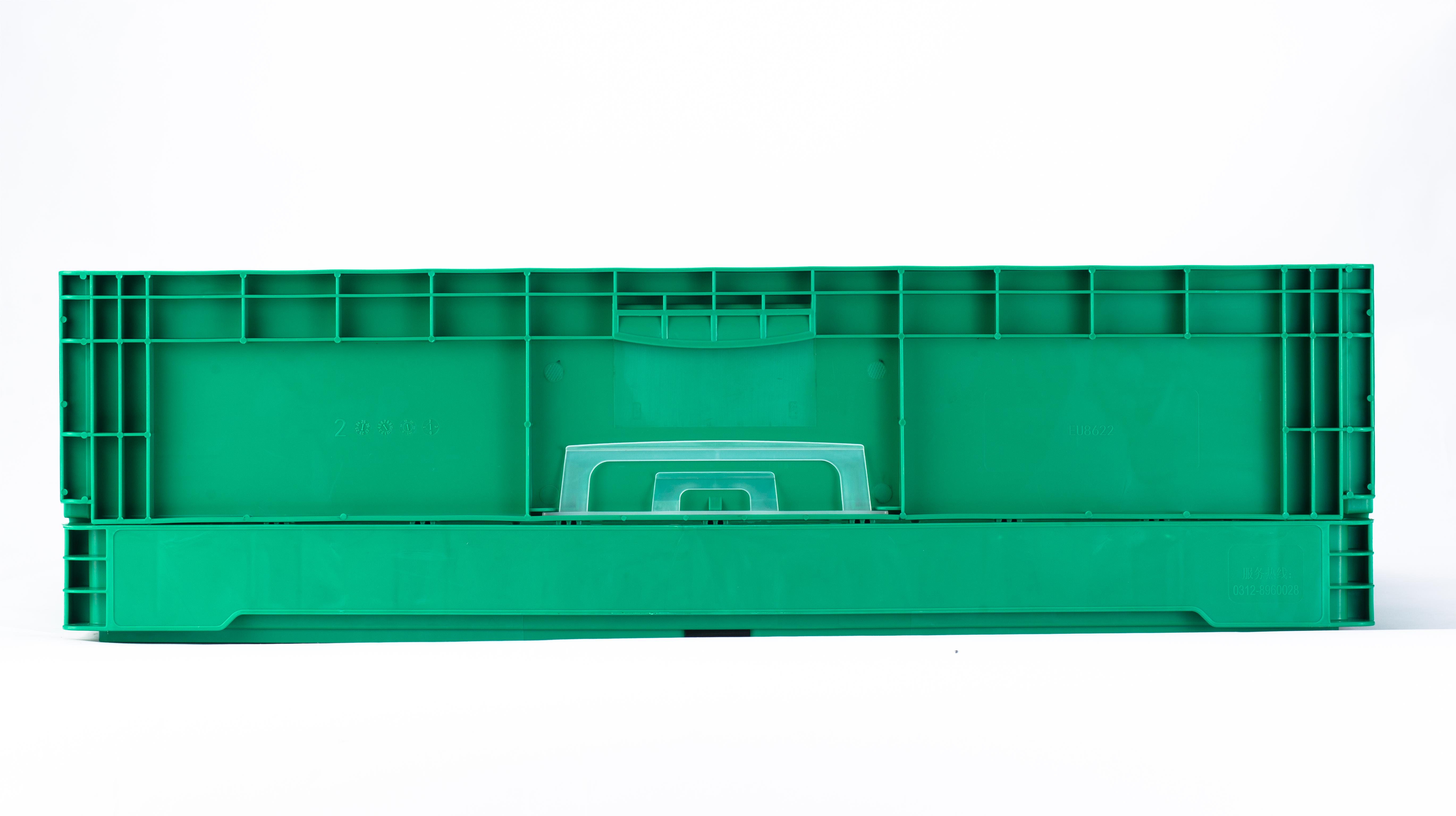 PP Collapsible Vegetable Crate EU Turnover Box Solid Box Style for Convenient Storage