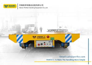 Quality 50 Ton Battery Powered Flat Electric Transfer Cart Heavy Duty Easy To Operate wholesale