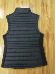 Black White Lightweight Quilted Puffer Vest Womens Long Short