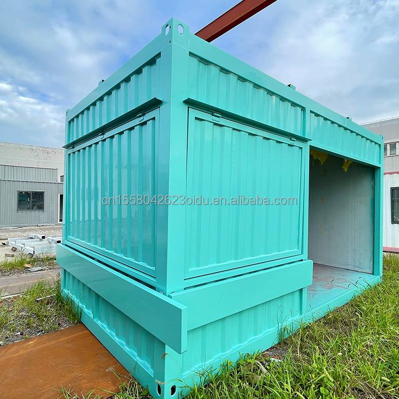 Customized Color Pop-up Shop Container Coffee Shop/Bar/Fast-food in 20FT Flat Packaging for Supermarket Promotion