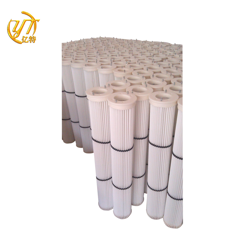 Dust Cleaner in Machinery Repair Shops Using Polyester Cartridge Filter D365*660