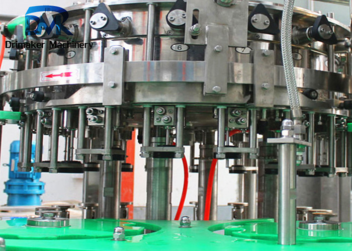 130 Bpm Milk Glass Bottle Packing Machine Crown Cap Sealing Inside Rinsing Type