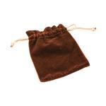 Soft Colored Velvet Jewelry Bag With Drawstring Screen Printing Surface