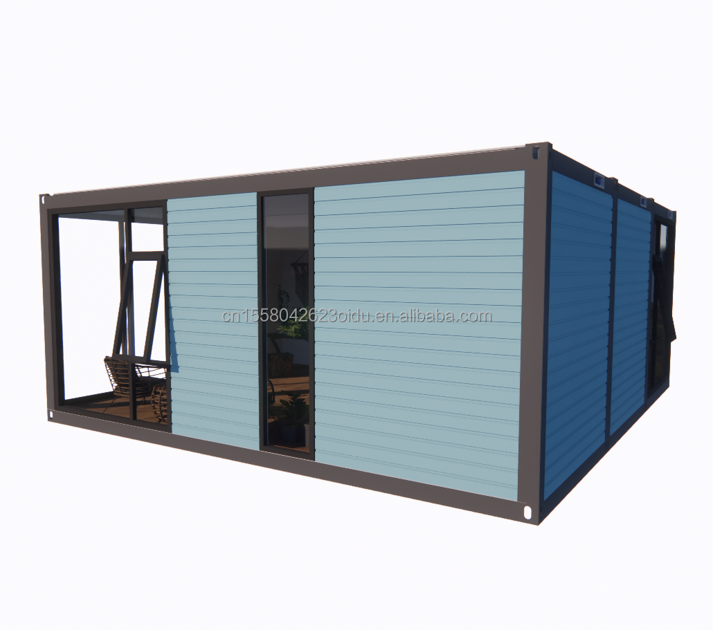 20ft or 40ft Eco-Friendly Container Made of Steel and Sandwich Panel for Clothing Store Restaurant Hotel