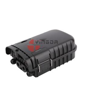 Quality Black PC ABS 16 Cores FTTH Fiber Optic Splitter Box For Splitter Cassette / Steel Tube wholesale