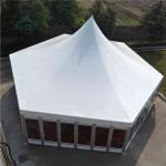 Luxury Pagoda Top Multi Sided Tent 20x30 Aluminum Alloy Glass Wall