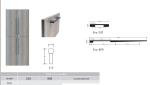 1000mm Aluminium Furniture Handles Multicolored Anodized For Cabinet Door