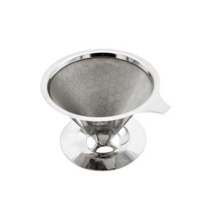 Quality Oem Odm Design Stainless Steel Cone Coffee Filter Silver Color wholesale