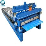 Hydraulic Cutting Glazed Tile Roll Forming Machine With 14 Roller Station