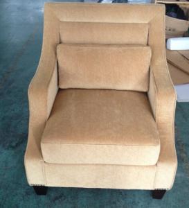 Quality Hotel fabric lounge chair,single sofa LC-0004 wholesale