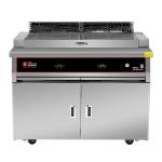Stainless Steel Electric Commercial Barbecue Grills with Downdraft Exhaust
