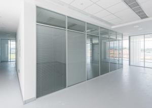 Quality Bright tempered glass 108mm thickness Aluminum frame for office meeting room wholesale
