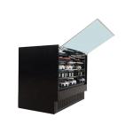 Marble SS304 Finish Curved Glass Cake Showcase Cake Chiller 185kg