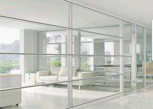 Quality Glawall Partition 3mm Aluminum Frames Recycling Disassemble Glass Partition Wall 79 Series Good Price wholesale