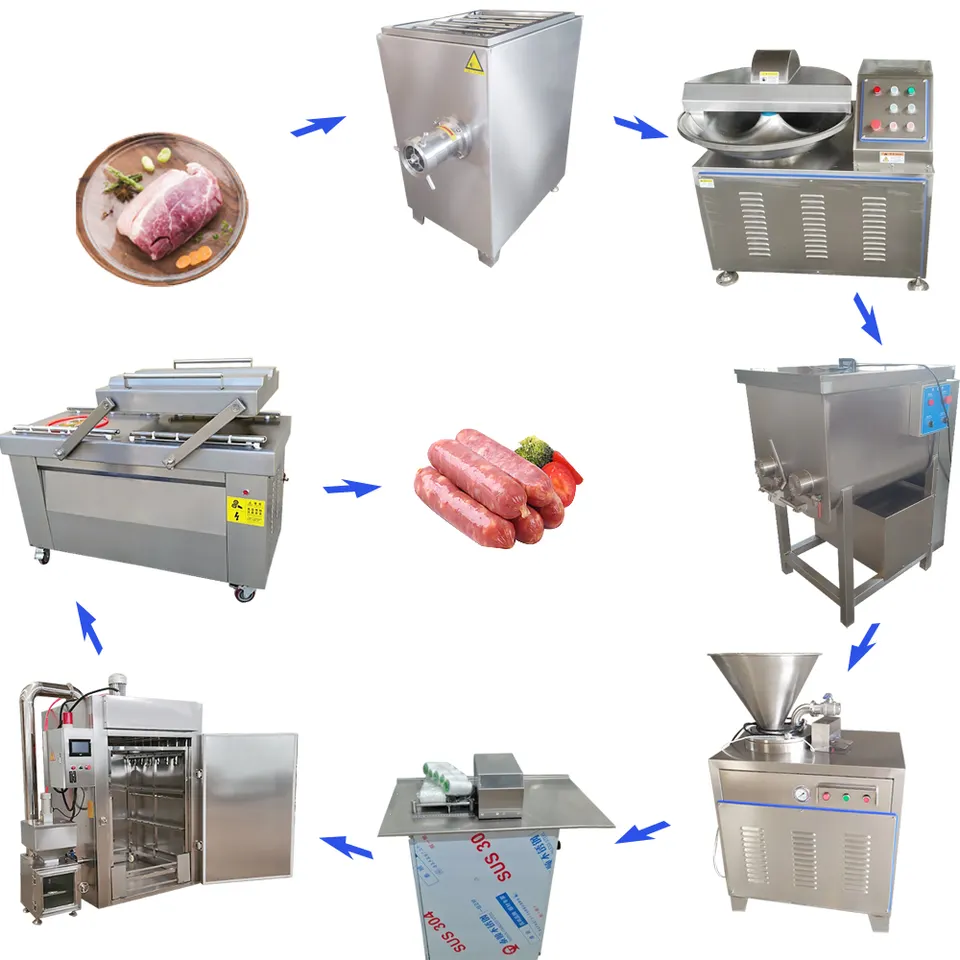 Stainless Hydraulic Sausage Filler / Electric Sausage Filler / Sausage Filler Machine