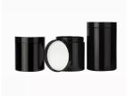 No Leakage Black Plastic Cosmetic Jar 250ml Empty Shea Butter Containers