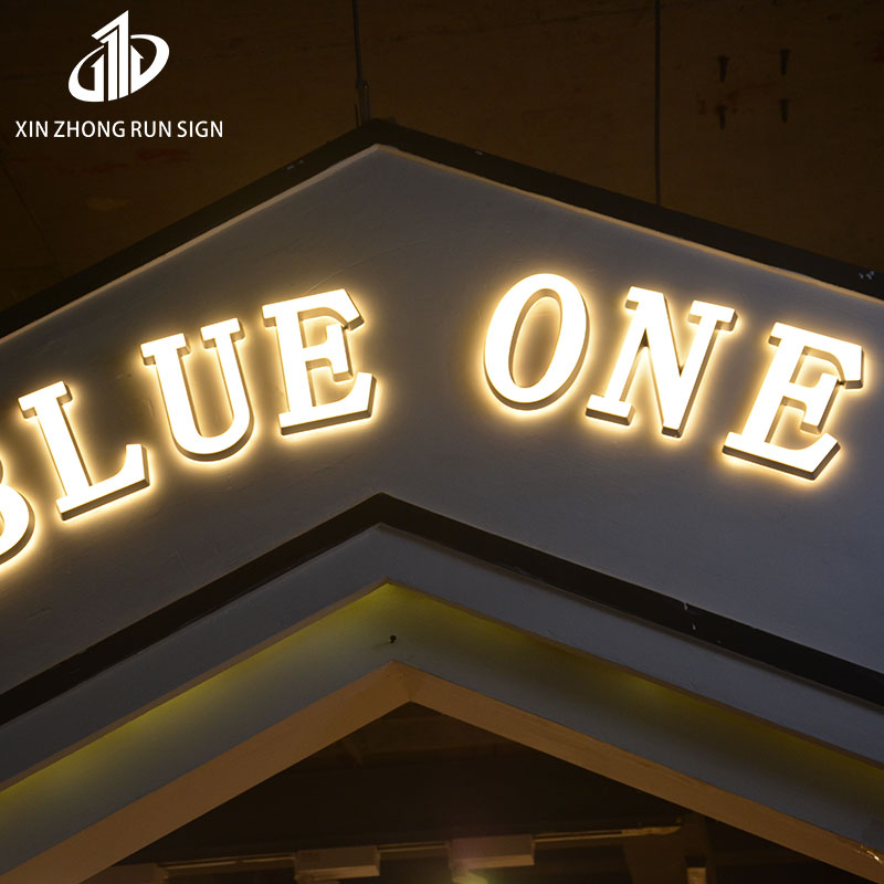 Acrylic Led Letter Backlit Sign Wall Led Light 3D Backlit Logo Sign For Shopfront