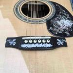 Aaaa All Real Abalone Super Deluxe Wood D45L Acoustic Guitar Customized Logo Is