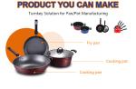 Industrial Automatic Spray Painting Machine For Cookware Production ISO