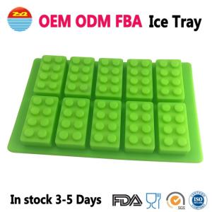 Quality Large wholesale personalized building bricks custom silicone ice cube tray mold wholesale