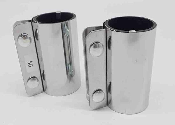 Tube Connection 38mm Stainless Steel Pipe Couplings With Food Grade Silicone
