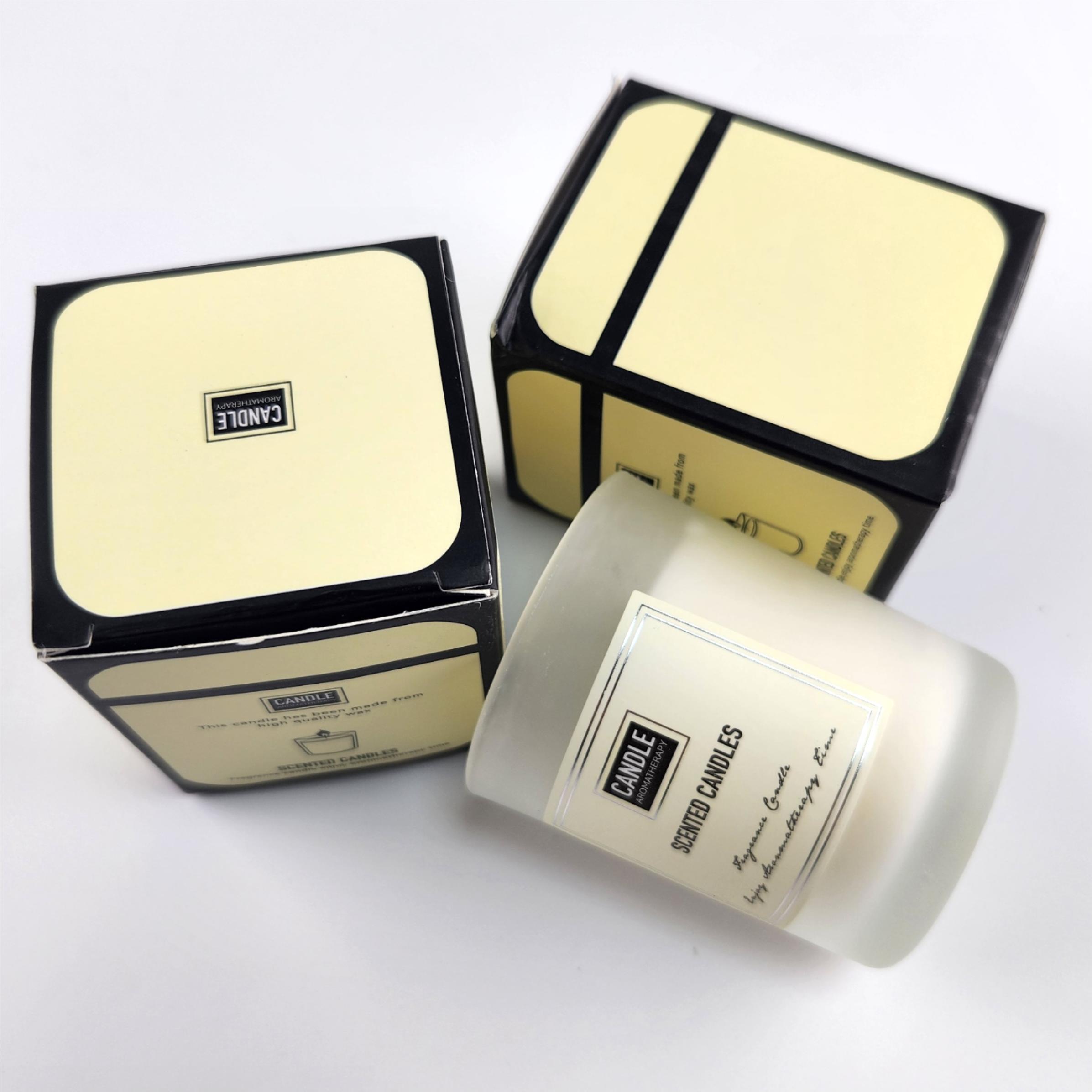 OEM Custom Candle Label Printing Personalized Spot UV Metallic Candle Labels