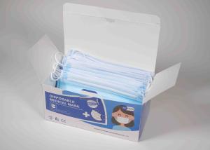 Quality Hygienic Disposable Face Mask / Disposable Mouth Mask Eco Friendly wholesale