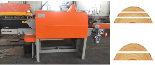 Log production line Multirip Saw Machine multiple blades ripsaw for log diameter 500mm
