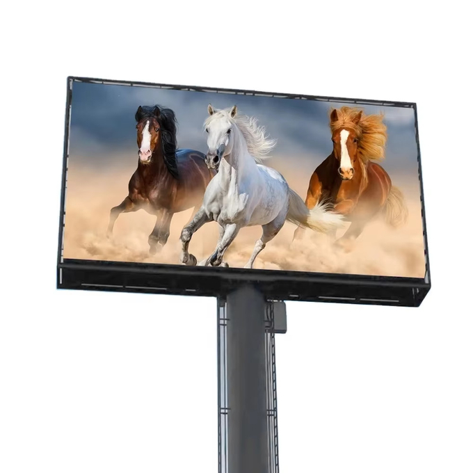 Full Color Outdoor LED Video Advertising Display Board with Wifi 3840Hz Refresh Rate