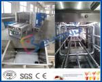 Juice Bottle Plastic Crate Washing Machine , Stainless Steel Crate Washer