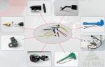 Epoxy Coated Automotive NTC Thermistor High Accuracy Steady Operating