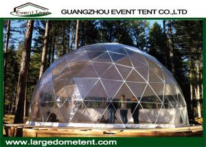 Quality Transparent PVC Half Sphere Geodesic Dome Tent Outdoor Exhibition Party Tent wholesale