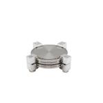 Vacuum Pipe Fittings ISO Bored Blank Flange with Cap