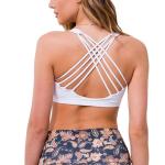 High Quality Lightweight Custom Logo Fitness Sexy Cross Back Gym Yoga Sports Bra