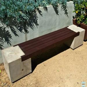 Quality Lightweight Outdoor Concrete Furniture Concrete Side Table Bench Manufacturer wholesale