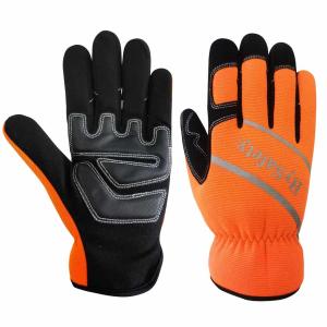 Quality Shock Absorption General Handling Gloves Dexterity Level 5 Mechanic Safety Gloves wholesale