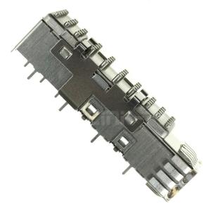 Quality 2007193-1 SFP+ Cage Solder Through Hole Right Angle wholesale
