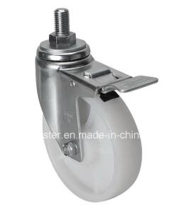 Quality title&quot; &quot;White 5&quot; 130kg Derlin Bearing Edl Medium PA Caster 5045-25 for Application wholesale