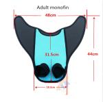 Adult / Kids Mermaid Swim Fin Super Comfortable PE Insert Neoprene Cover