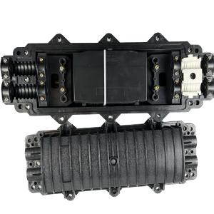 Quality FTTH 2 In 2 Out Dome Fiber Optic Splice Horizontal Closure Joint Box wholesale
