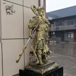 Bronze Guan Gong Sculpture Guan Yu Statue Life Size Feng Shui Metal Sculpture