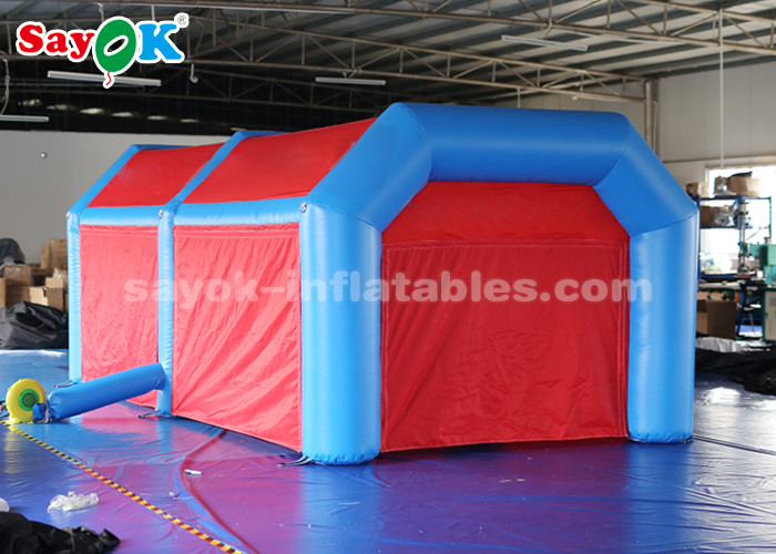 Go Outdoors Air Tent Water - Proof Inflatable Air Tent For Picnic Blue And Red Color