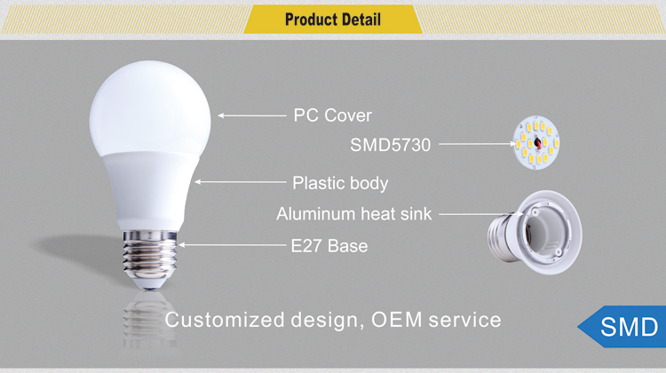 High Efficiency led bulb OEM