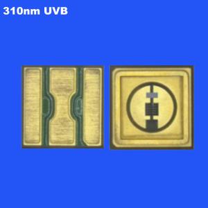 Quality 0.6W 310nm UVB 3535 SMD LED Chip Ceramic Sealing Clear Lens 120deg for Plant Growth wholesale