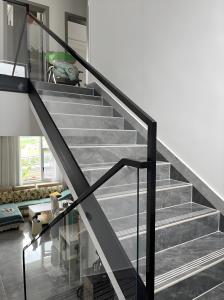 Quality Modern Design Rustproof Aluminum Glass Fence With Tempered Panels wholesale