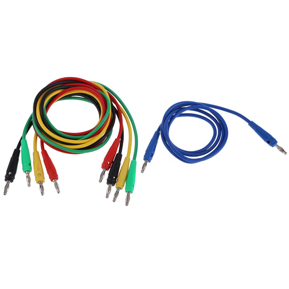 ISO9001 1500V Multimeter Replacement Leads , Multipurpose 4mm Banana Plug Leads