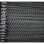 Flat Wire Belt Stainless Steel Wire Spiral Mesh Belt For Food