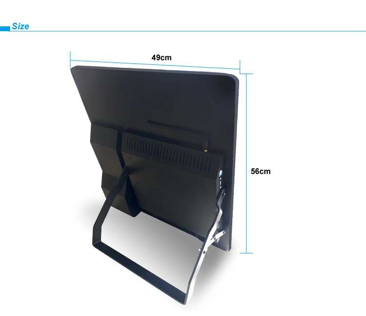 Windows Operation System Queue Management System Kiosk for Advertising in Restaurants